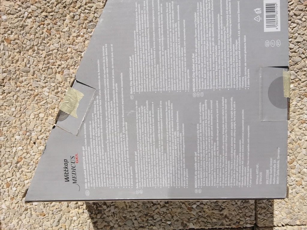 Selim bicicleta Wittkop Medicus gel