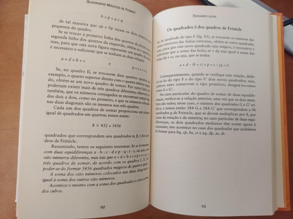 Livro Quadrados Mágicos de Fermat
