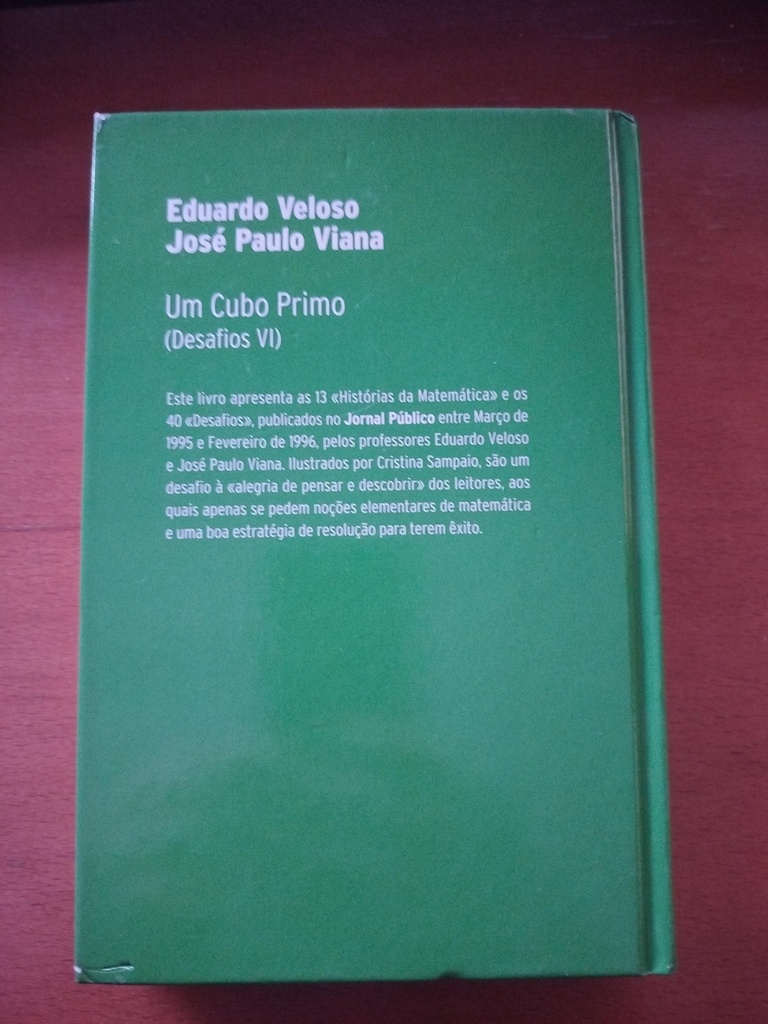 Livro Um Cubo Primo Desafios VI