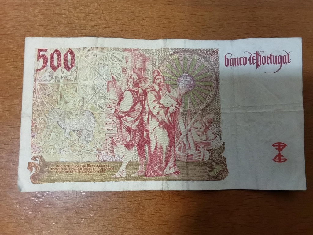 Nota de 500 escudos 1997