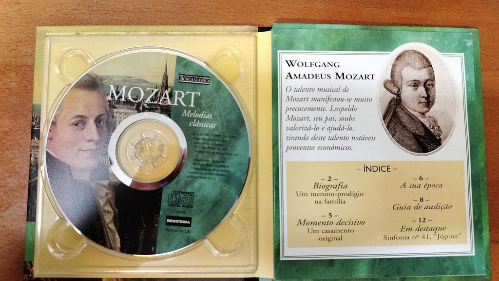 CD Mozart Melodias clássicas