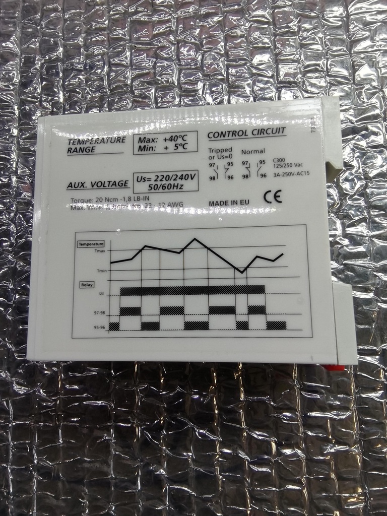 Relé eletrónico Temperatura Térmico Fanox 5ºC até 40ºC