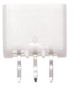 Distribuidores e Alojamento de Fios 3 POS HDR VERT 2.0mm