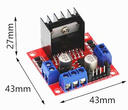 L298N pcb controlador de motor
