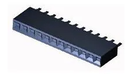 Distribuidores e Alojamento de Fios RECEPT 12POS VERT .100 AU cod: 1-535541-0