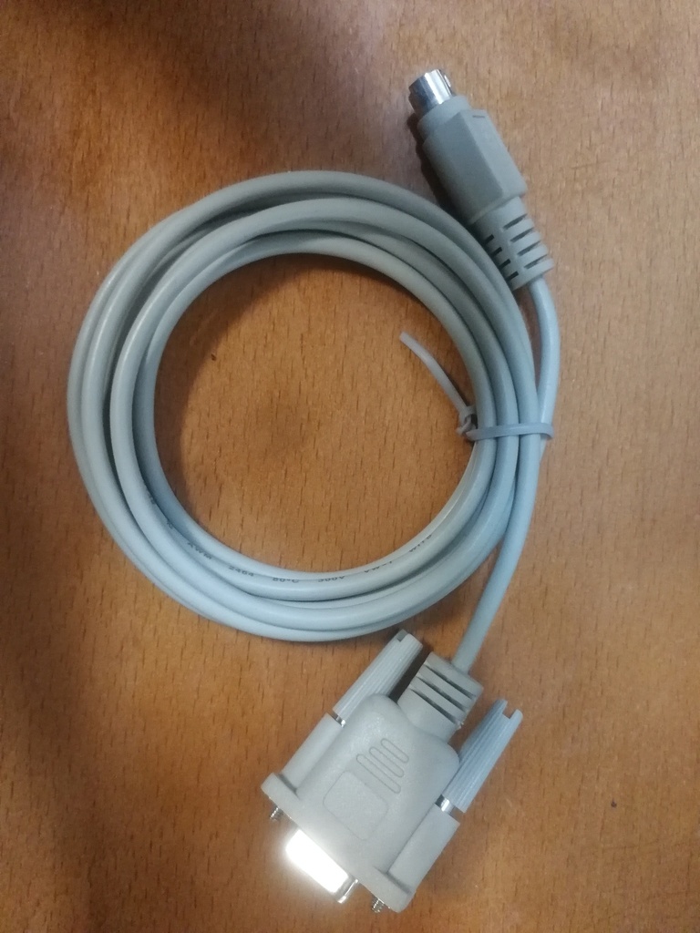 Cabo rs232 para ficha redonda F-MINIDIN 6P