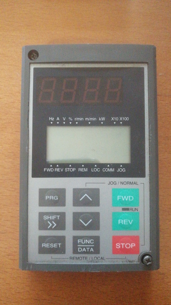 Consola Fuji TPAG11S (G11K08000) para variador de frequência