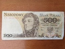 Nota 500 piecset zlotych 1982 - Bank polski