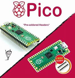 Raspeberry pi pico W com wifi - microcontrolador + headers