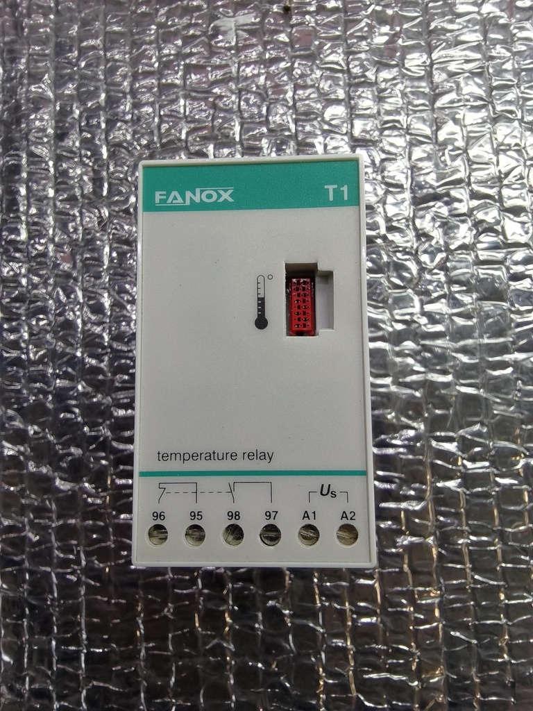 Relé eletrónico Temperatura Térmico Fanox 5ºC até 40ºC