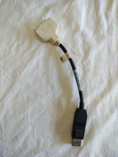 Adaptador Dell DisplayPort para DVI-D Single Link - cabo