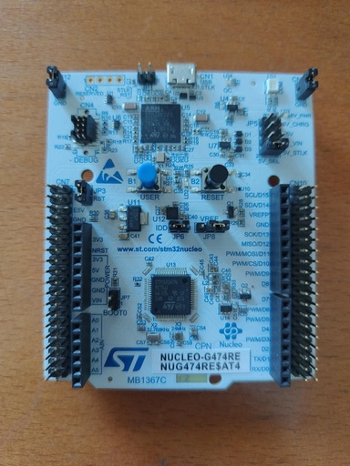 [NUCLEO-G474RE] Placas e kits de desenvolvimento - ARM STM32 Nucleo-64 development board STM32G474RE MCU, supports Arduino & ST morpho