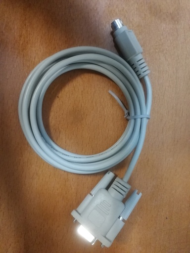 Cabo rs232 para ficha redonda F-MINIDIN 6P